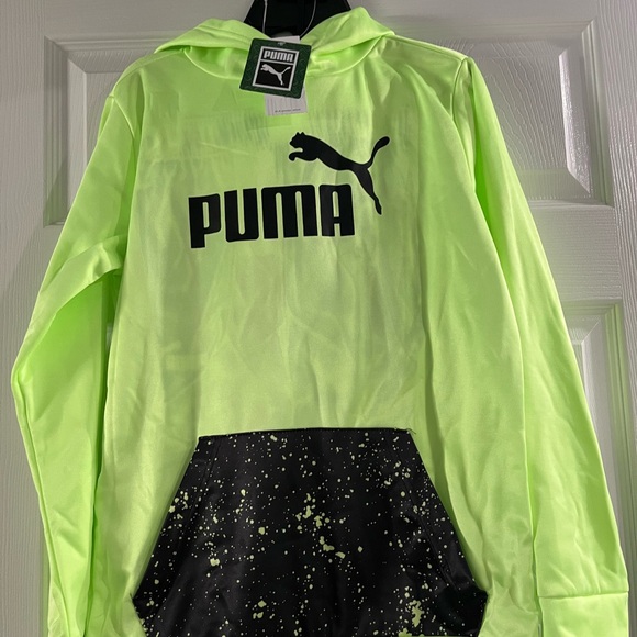 Puma 2 Piece Youth Size Large Active Wear New W/Tags Fizzy Apple‎ Green W… - Picture 2 of 8